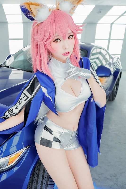 Coser@Ely_eee ElyEE子 – 玉藻前赛车-六月图吧