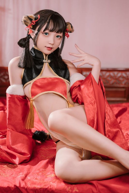 Coser@花铃 – 虎团团-六月图吧