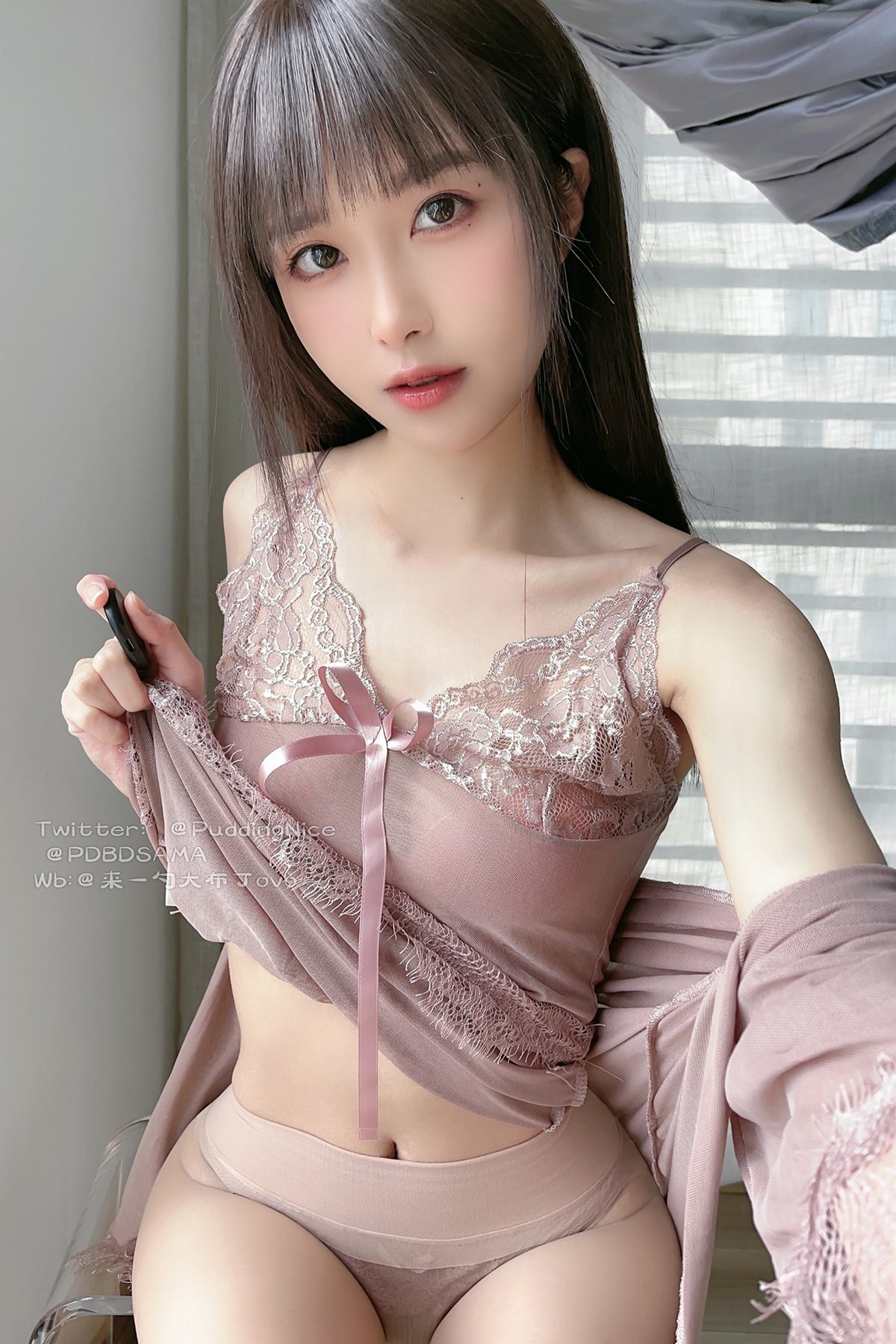 Coser@布丁大法 Pudding Dafa – 粉红豆沙-六月图吧