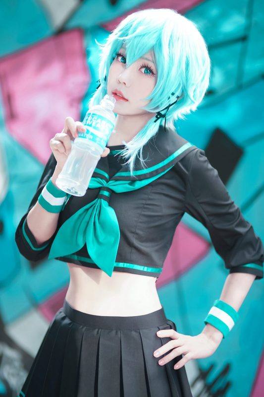 Coser@Ely_eee ElyEE子 – 诗乃JK-六月图吧