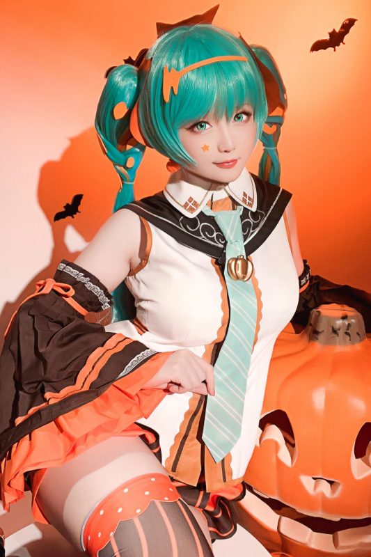 Coser@星之迟迟Hoshilily – 初音未来万圣节-六月图吧