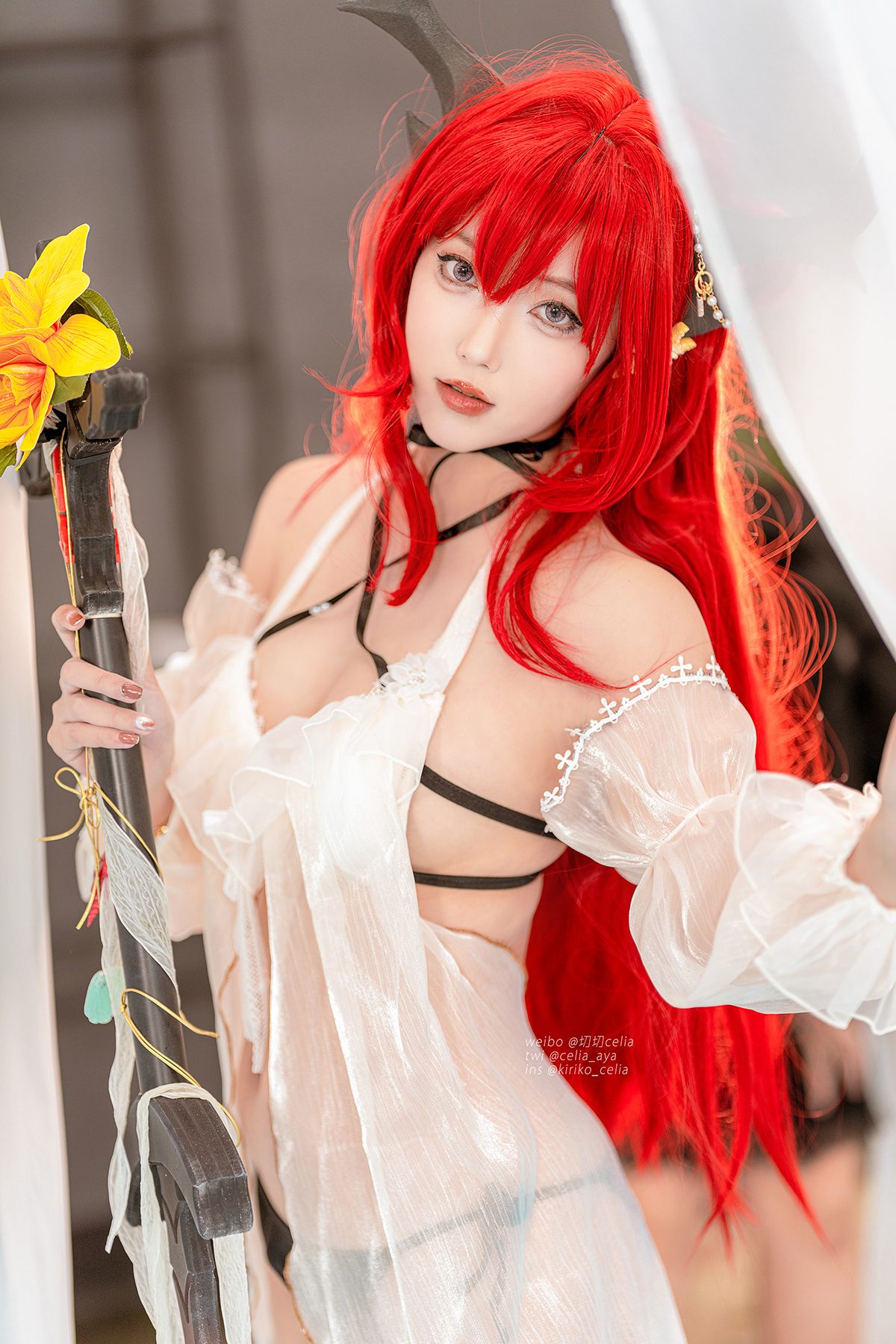 Coser@切切Celia – 明日方舟 史尔特尔泳装-六月图吧