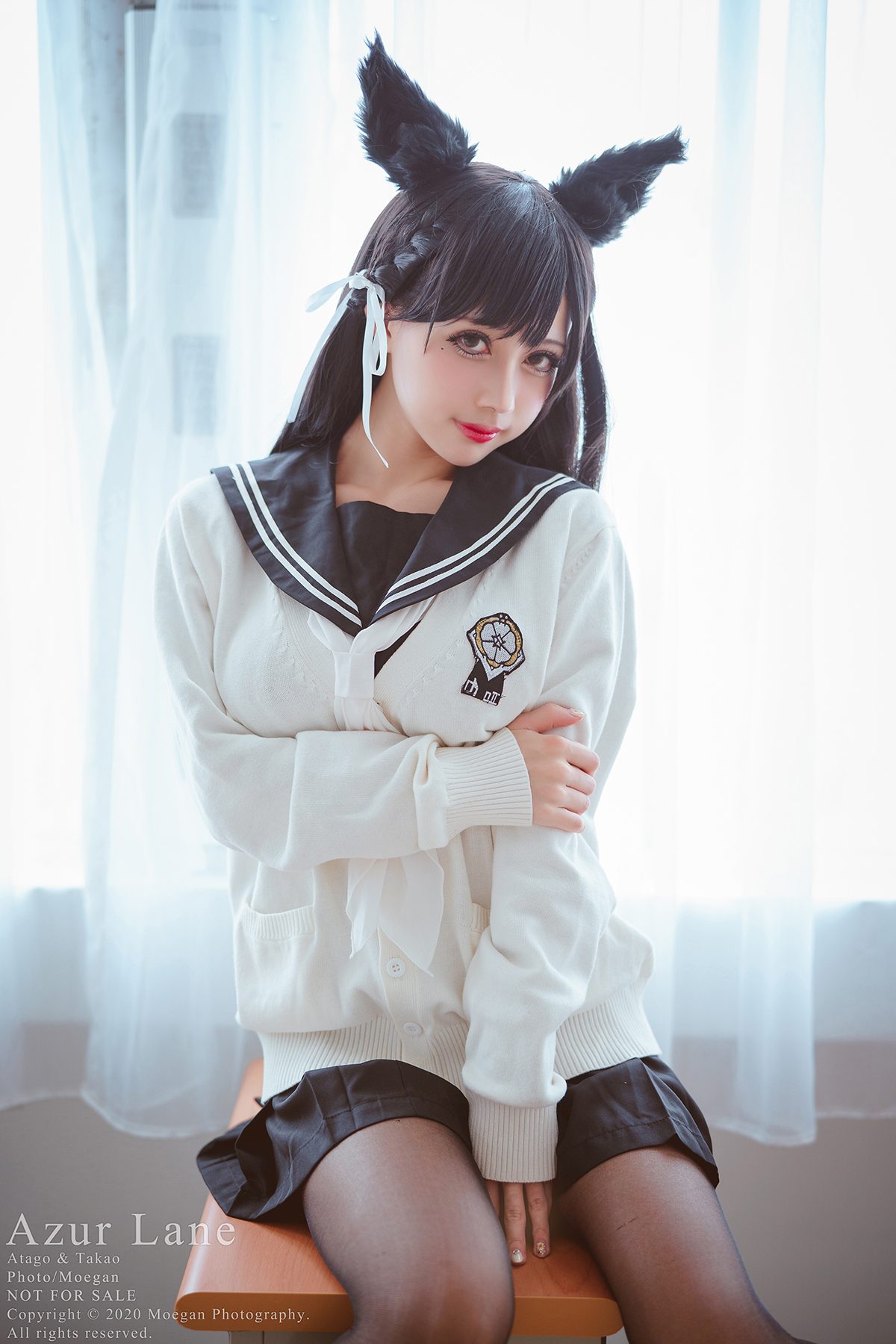 Coser@沖田凜花Rinka – 椎名くるみ Shiina Kurumi – Azur Lane – 爱宕高雄 Sailor Suit アズールレーン-六月图吧