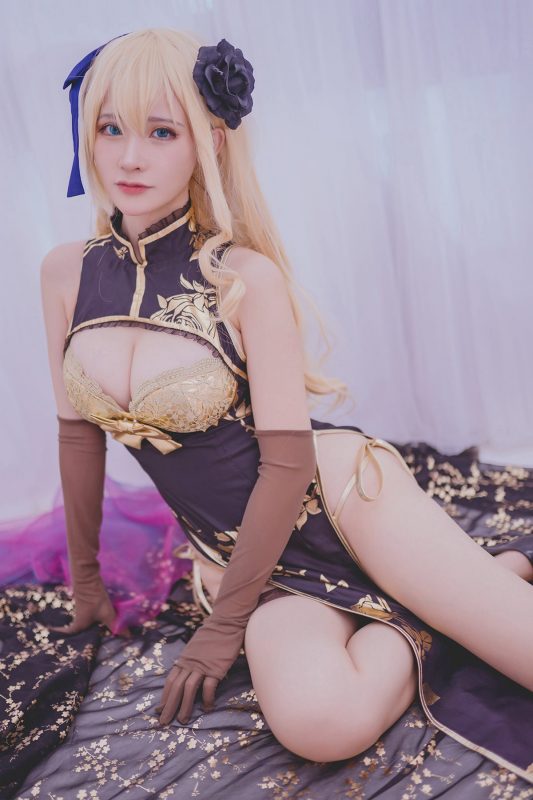 Coser@前羽_rr – 幻想 金莲-六月图吧