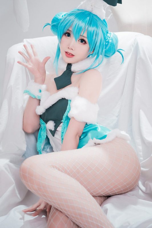 Coser@面饼仙儿 No.088 初音兔女郎-六月图吧