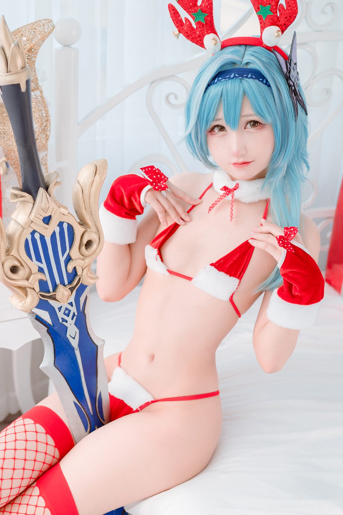 Coser@KuukoW No.110 XMAS Eula-六月图吧