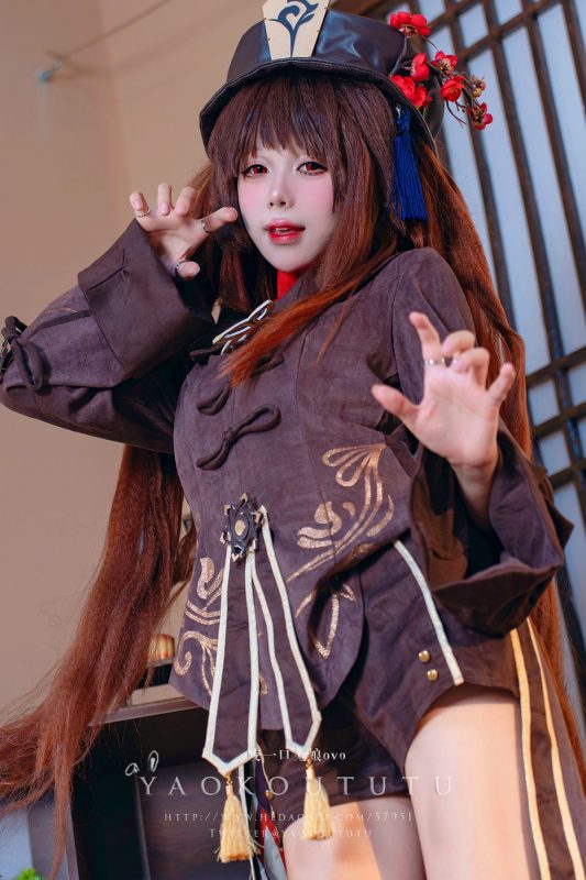 Coser@黏黏团子兔 – 往生堂堂主胡桃 And ミチノチモシーキミノキモチ-六月图吧