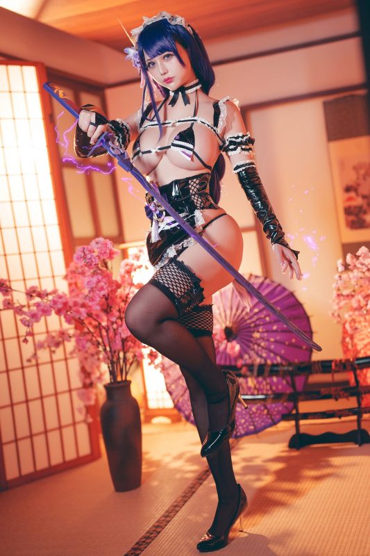 Coser@沖田凜花Rinka – 雷电将军-六月图吧