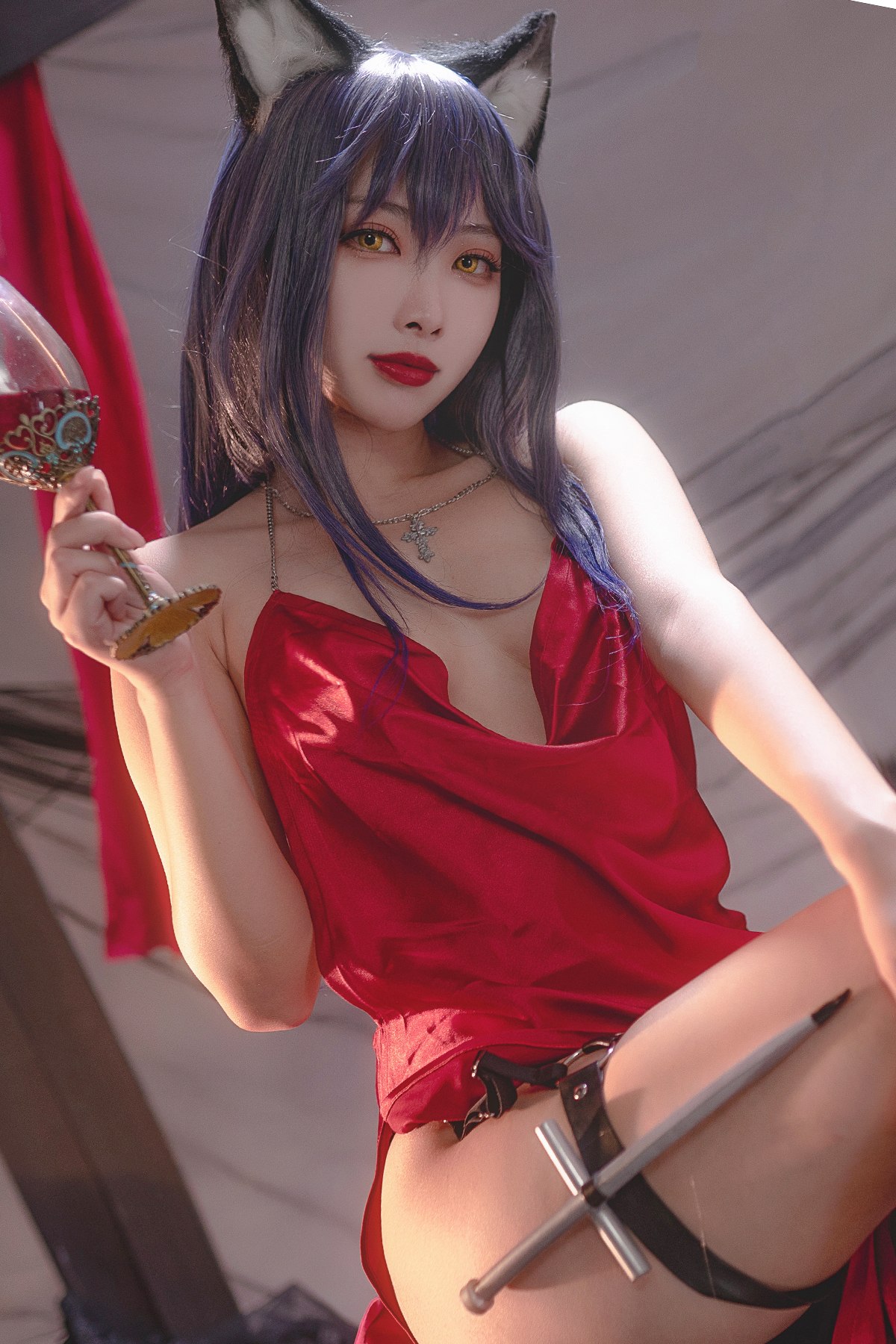 Coser@宮本桜 – 德克萨斯同人礼服-六月图吧