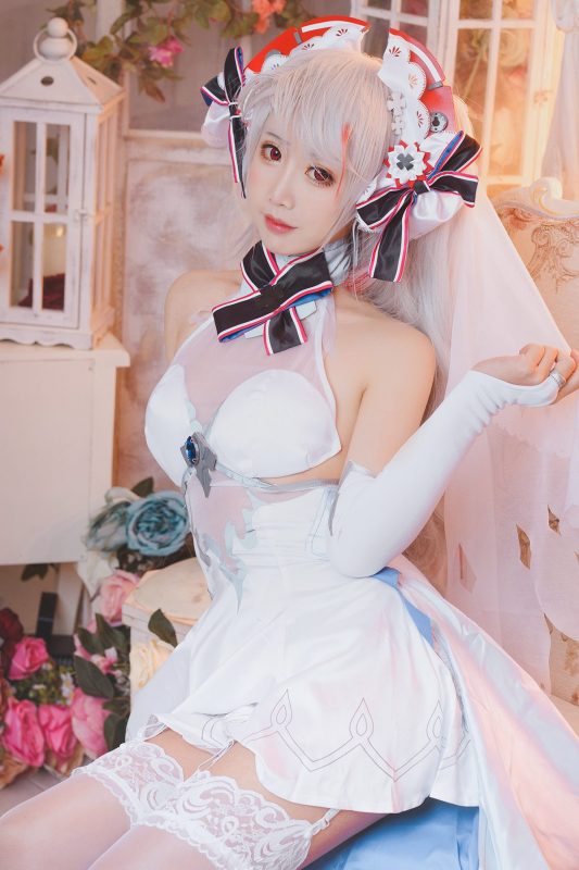 Coser@面饼仙儿 No.054 欧根花嫁-六月图吧