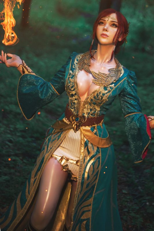 Coser@Sayathefox Triss Witcher-六月图吧