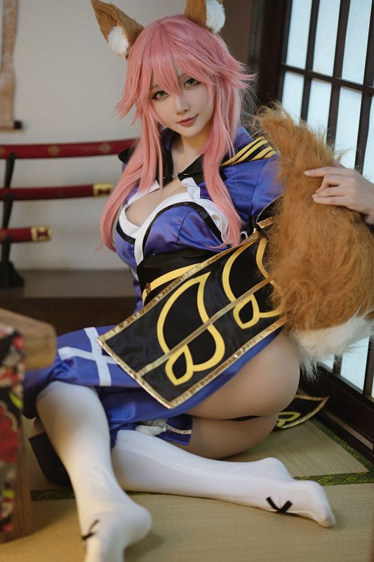 Coser@星之迟迟Hoshilily – 玉藻前忠犬蓄势待发-六月图吧