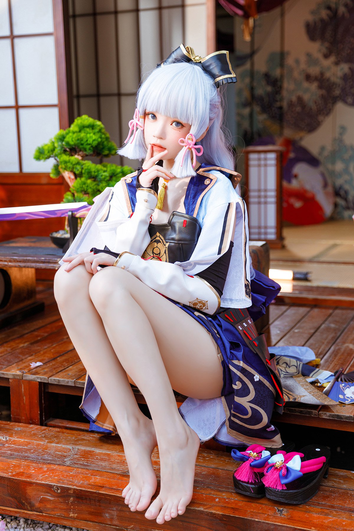 Coser@桜桃喵 Vol.122 神里绫华-六月图吧