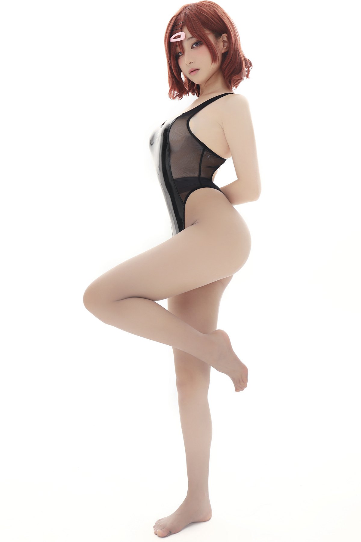 Coser@幼愛Youmeko Vol.003 樋口円香竞泳无衬衫灰丝-六月图吧
