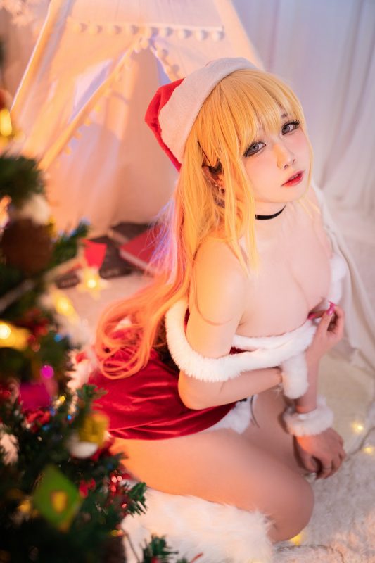 Coser@贞子蜜桃 Vol.012 喜多川夢海 圣诞-六月图吧