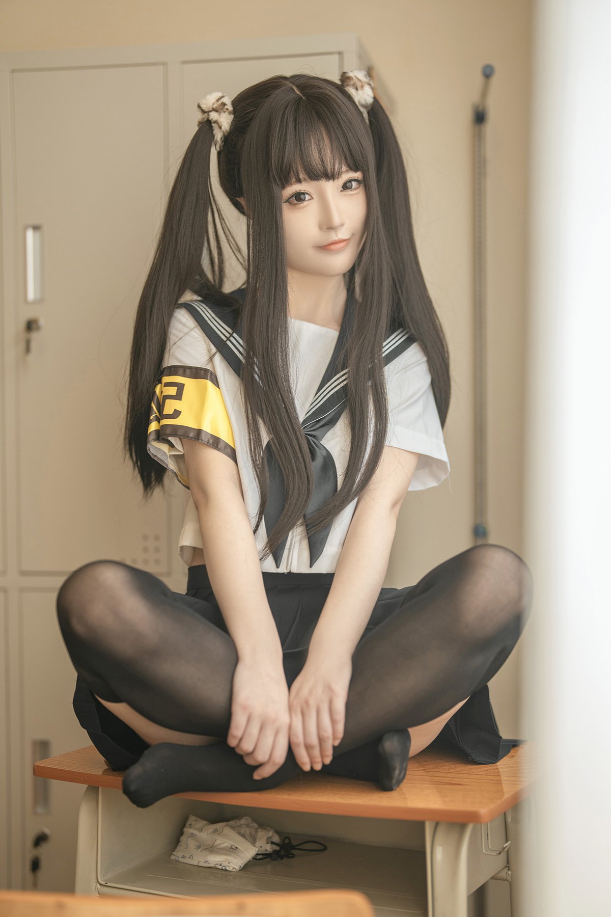 Coser@桃良阿宅 Vol.004 教室jk-六月图吧