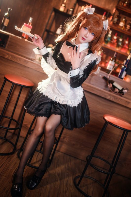 Coser@阿包也是兔娘 Vol.051 4月舰长图包 明日香-六月图吧