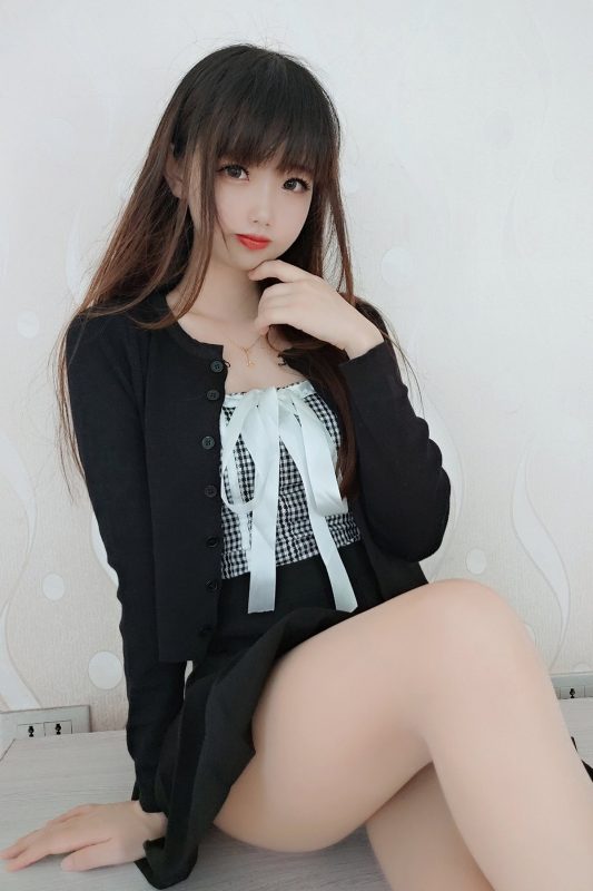 Coser@雪琪SAMA Vol.043 肉丝连衣裙-六月图吧