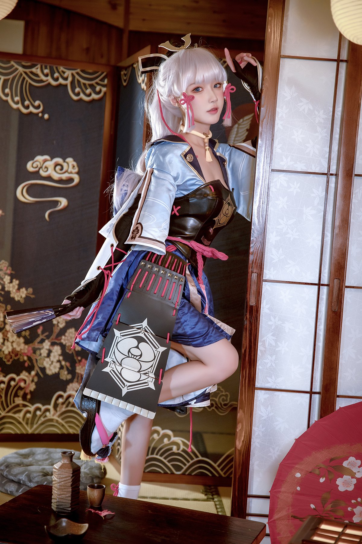 Coser@阿包也是兔娘 Vol.046 神里凌华-六月图吧