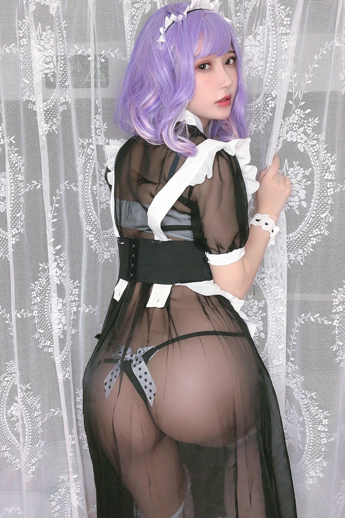 Coser@阿包也是兔娘 Vol.043 自拍女仆-六月图吧
