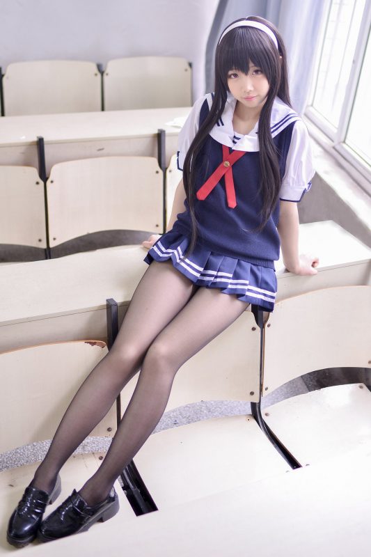 Coser@雪琪SAMA vol.035 霞之丘诗羽-六月图吧