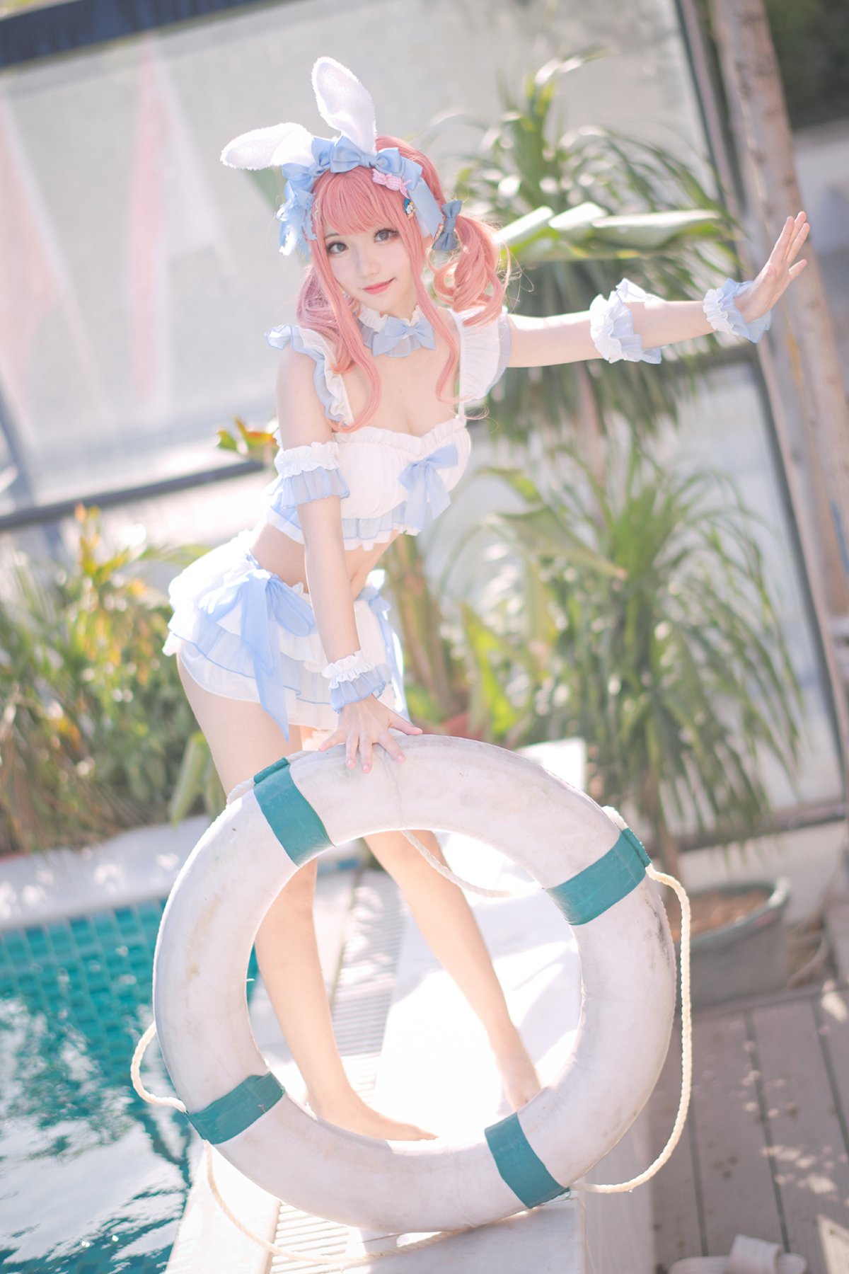 Coser@花柒Hana Vol.004 夏日甜芯泳装写真-六月图吧