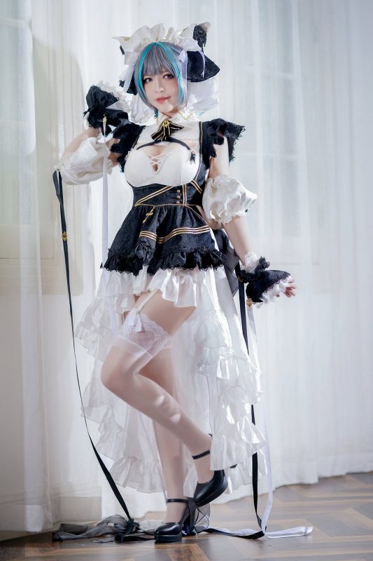 Coser@日奈娇 Vol.025 黑色礼服-六月图吧