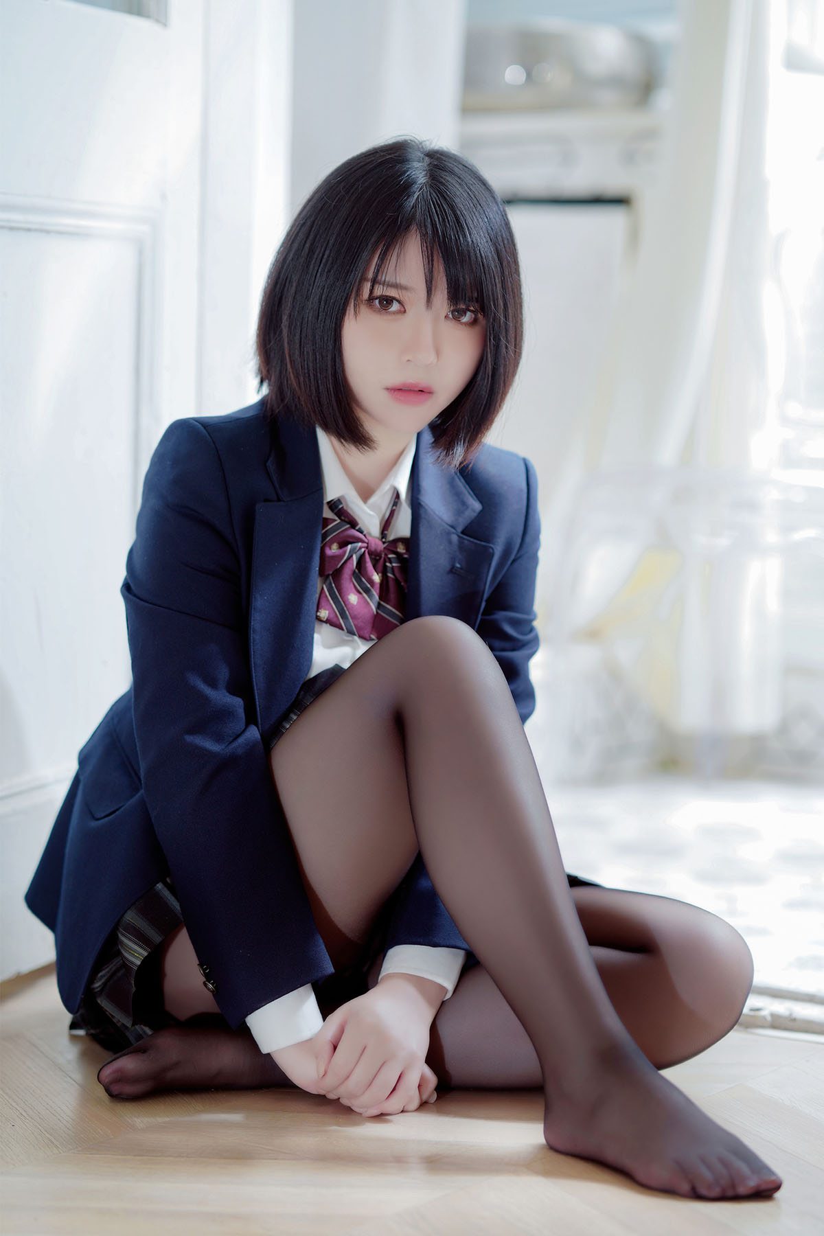 Coser@半半子 Vol.021 彼女の制服姿が好き-六月图吧