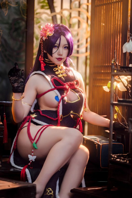 Coser@一北亦北 Vol.017 奶光新春旗袍-六月图吧