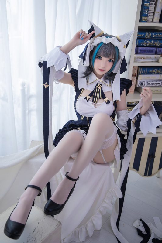 Coser@雪晴Astra Vol.037 Azure Lane 柴郡-六月图吧