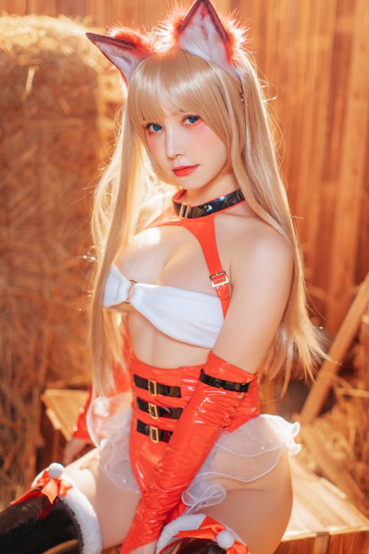 Coser@一千只猫薄禾 – 圣诞狼女-六月图吧