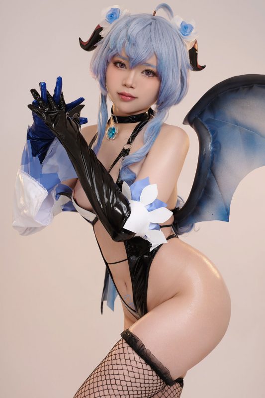 Coser@ZinieQ – Genshin Impact Ganyu Succubus-六月图吧