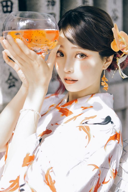Coser@ElyEE子 Ely_eee – Goldfish Stroll 金魚散步-六月图吧