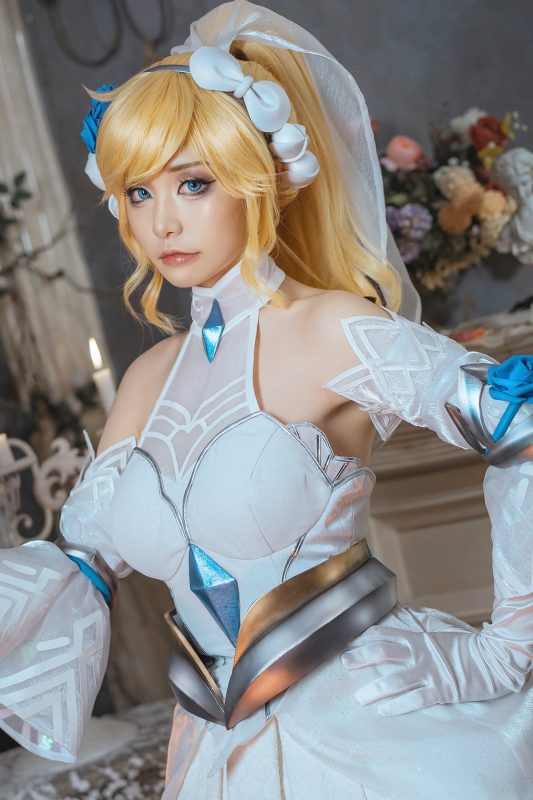 Coser@爆机少女喵小吉 Nekokoyoshi – 水晶玫瑰-六月图吧