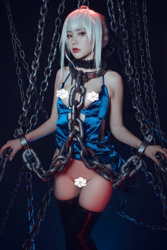 Coser@爆机少女喵小吉 Nekokoyoshi – Fate Stay Night 黑呆 Part2-六月图吧