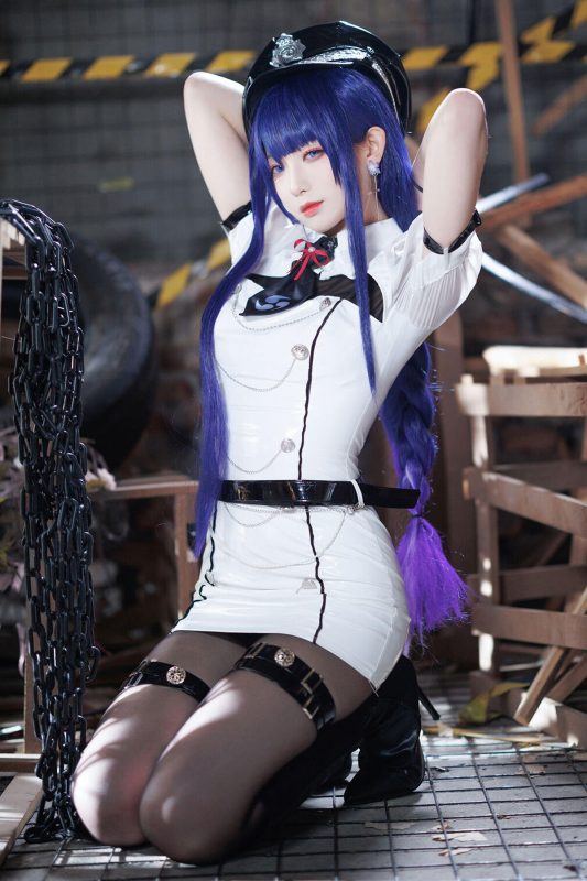 Coser@封疆疆v – 雷电将军女警-六月图吧