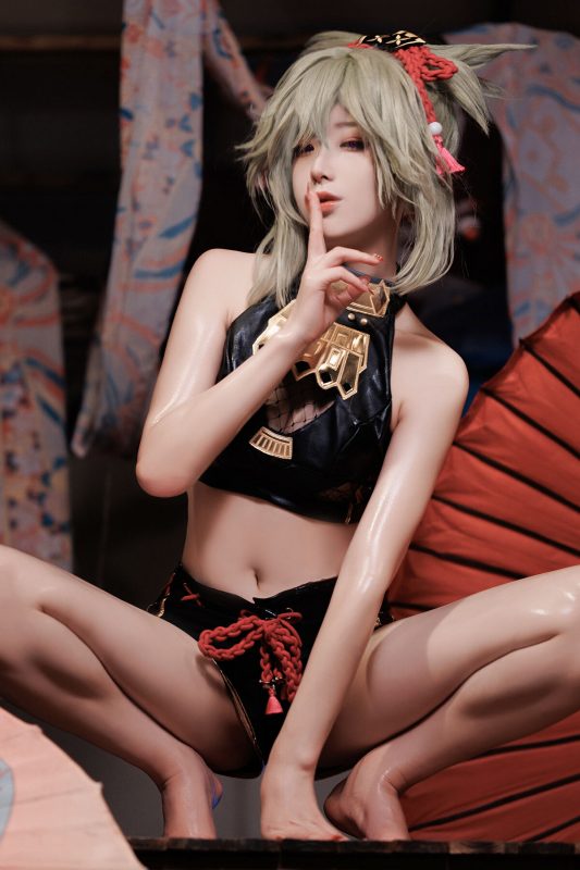 Coser@封疆疆v – 原神 久岐忍-六月图吧