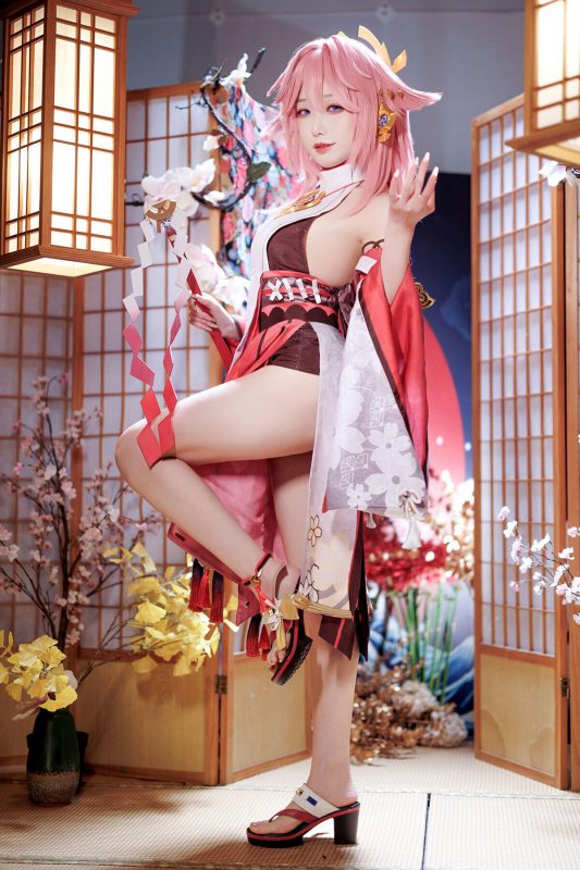 Coser@封疆疆v – 八重神子公式ver-六月图吧