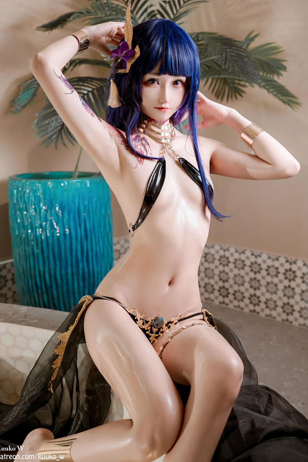 Coser@KuukoW No.133 Raiden Shogun-六月图吧
