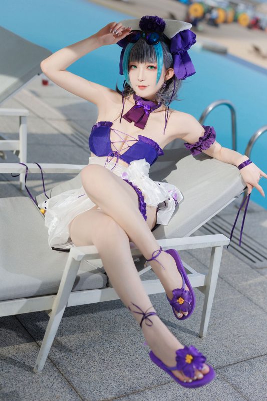 Coser@封疆疆v – 柴郡泳装-六月图吧