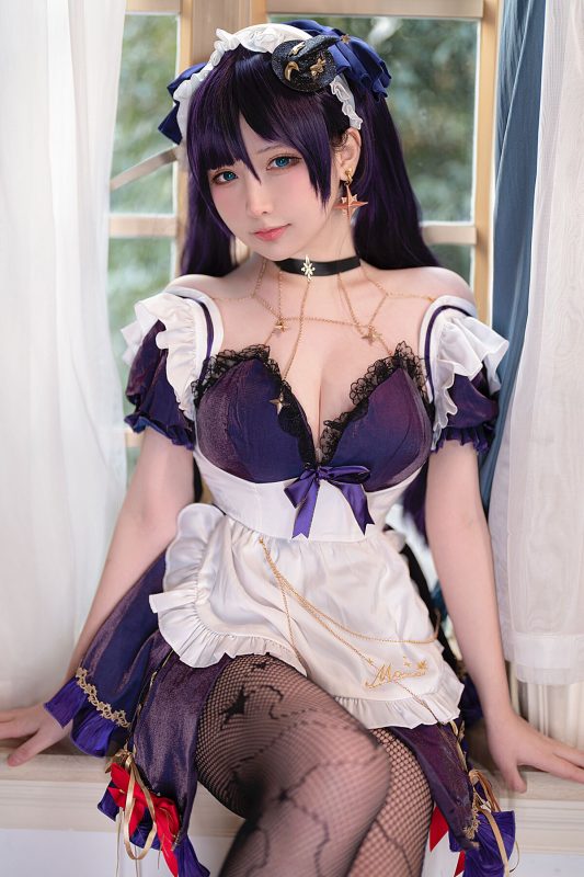 Coser@樱梨梨 – 莫娜女仆-六月图吧