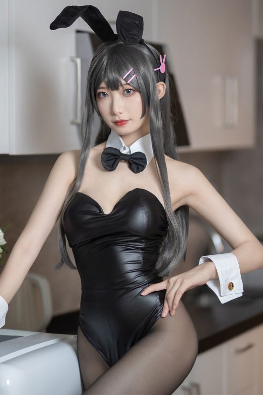 Coser@封疆疆v – 樱岛麻衣兔女郎-六月图吧