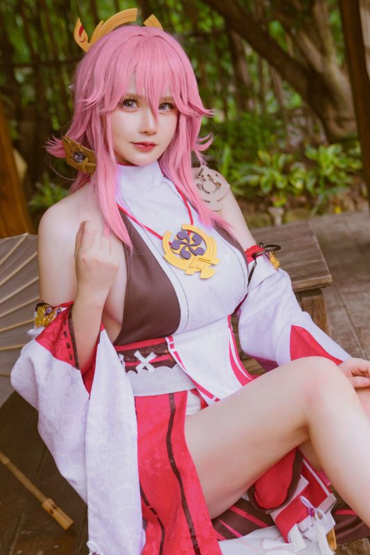 Coser@前羽_rr – 原神 八重神子-六月图吧