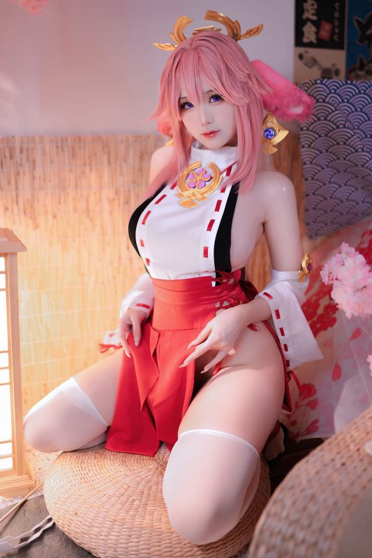 Coser@miko酱ww – 八重神子 2-六月图吧