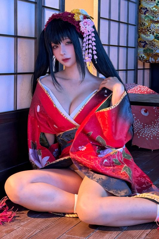 Coser@蠢沫沫 – 狂三和服cos Part5-六月图吧