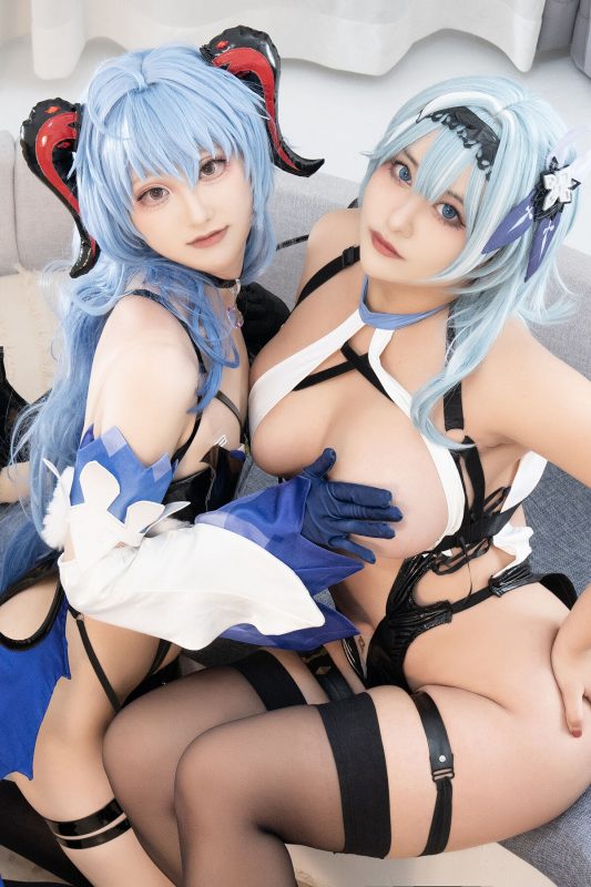 Coser@洛璃LoLiSAMA – 优菈 And 甘雨-六月图吧