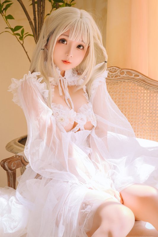 Coser@日奈娇 – 白纱衣 Part1-六月图吧