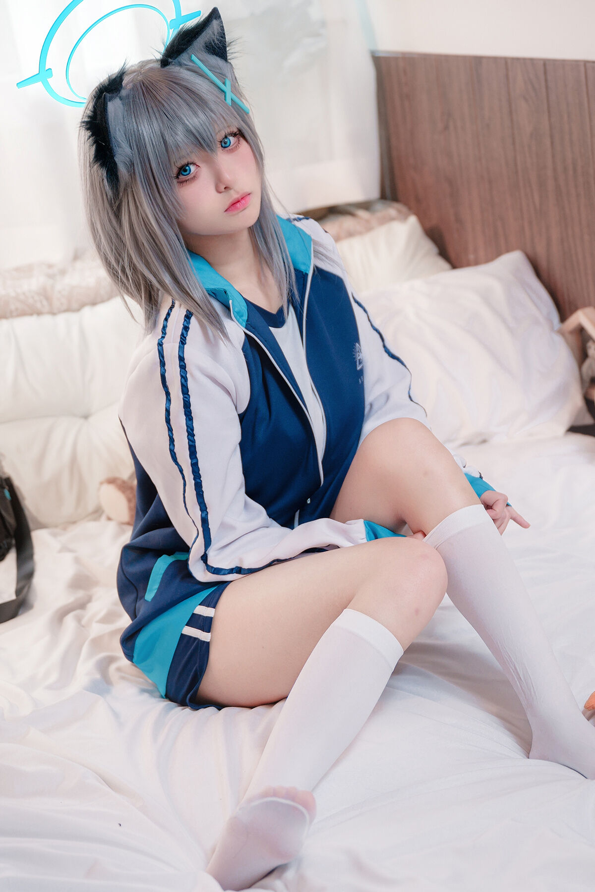 Coser@九柒喵 – 体操服白子-六月图吧