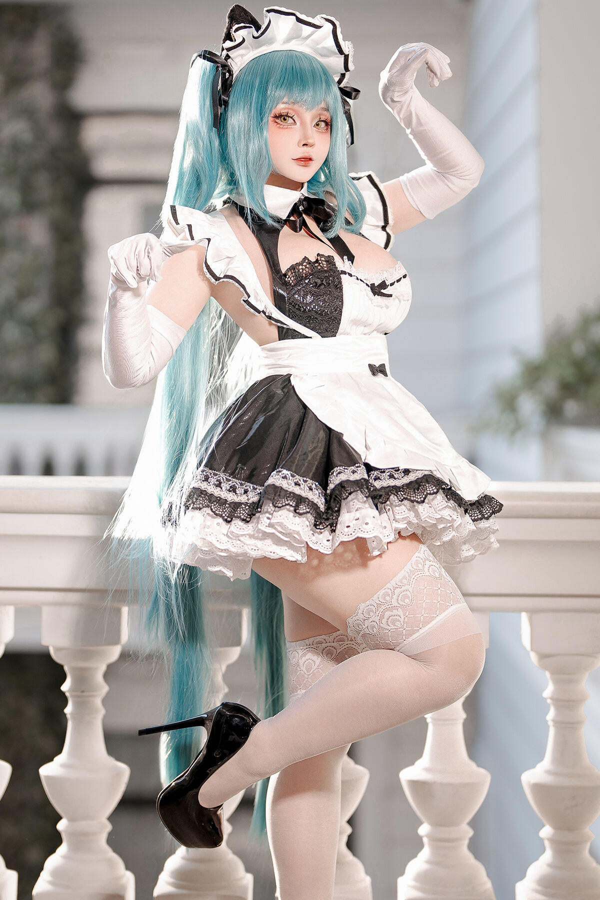 Coser@Sayo Momo NO.100 NIKKE Privaty Maid Part1-六月图吧