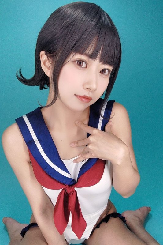 Coser@音琴ひつじ Negoto Hitsuji – 2023春新刊セットオマケ]なついろセーラー Part2-六月图吧